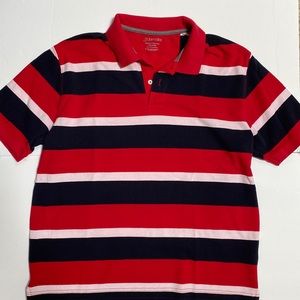 St Johns Bay Red White and Blue Polo Shirt
